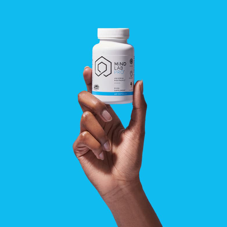 image of hand holding Mind Lab Pro®